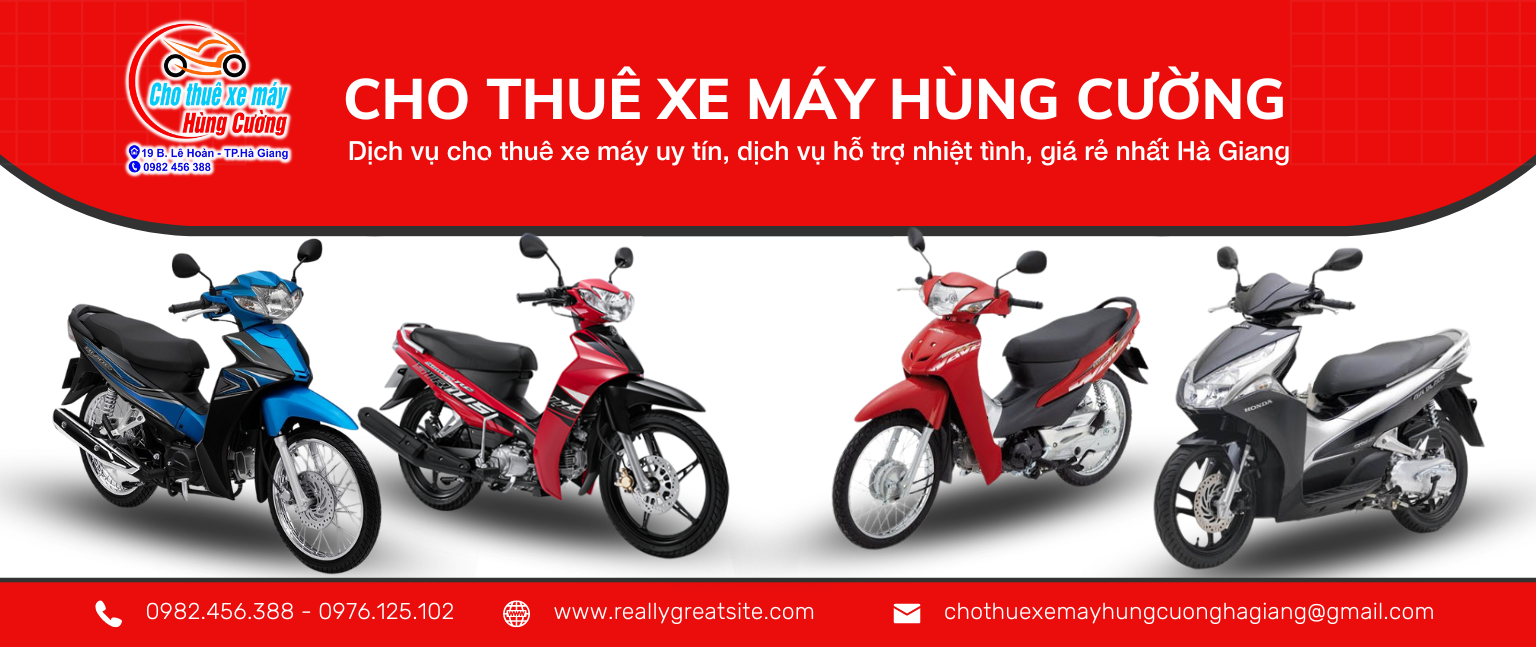 cho thuê xe máy Hà Giang