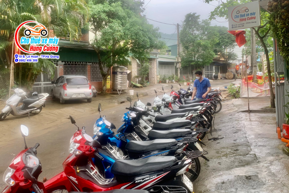 cho thuê xe máy Hà Giang